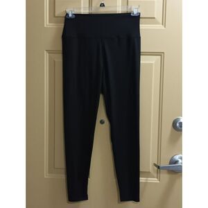High Waisted Black Leggings Ultra Soft Full Length Stretch Yoga Pants L XL